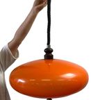 Vintage Oranje Ufo Luster / Hanglamp Jaren 70 thumbnail 3