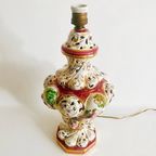 Vintage Barok Capodimonte Lamp Porselein Rococo 1960’s thumbnail 6