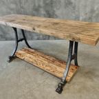 Industriële Tafel Sidetable Keukeneiland Bar 60 X 200 Cm thumbnail 9