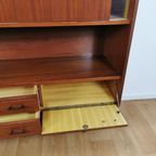 Vintage Mid Century Highboard, Kast, Barkast, Wandmeubel 910 thumbnail 9