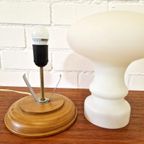 Opaalglazen Mushroom Lamp, 1970S thumbnail 5