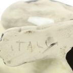 Vintage Honden Beeld Sculptuur Craquelé Keramiek Italy 31Cm thumbnail 3