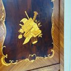 Vintage Marqueterie Kast thumbnail 16