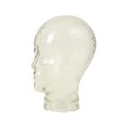 Vintage Glazen Hoofd Etalage Mannequin Koptelefoon Display 26cm thumbnail 8
