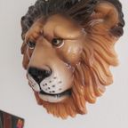 Italië Wandmasker Wand Masker Handgeschilderd Leeuw thumbnail 3
