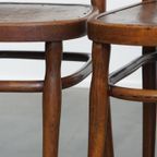 Set Van 4 Originele Antieke Jacob En Josef Kohn Bentwood Design Thonet Stoelen Uit Begin 20e Eeuw thumbnail 18