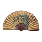Grote Vintage Chinese Waaier Met Vogels thumbnail 5