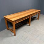 Grote Antieke Draperie Stoffen Tafel thumbnail 11