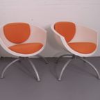Set Van 2 Kuipstoelen 1980's thumbnail 5