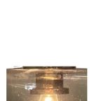 Space Age Design - Raak Amsterdam - B 1065 - Hanging Pendant - ‘Goudschaal’ - Smoked Glass And Br thumbnail 3