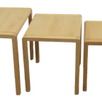 Vintage Nesting Tables Deens Design Salling Stolefabrik 'aarsballe' thumbnail 7