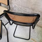 Set Van 6 Cesca Stoelen Marcel Breuer Stijl Webbing Stoelen thumbnail 10