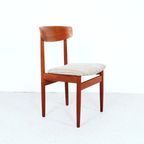 Set Deens Teak Eettafel Stoelen, Viborg Stolefabrik 1960'S thumbnail 4