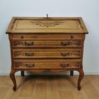 Brocante Queen Ann Secretaire, Ladekast, Landelijk Bureau thumbnail 4