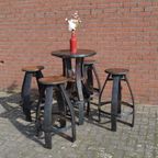 Bistro Sta Tafel Met 4 Krukken thumbnail 4