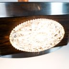 Lakro Amstelveen - Hanglamp - Ufo Lamp - Houtfineer - Aluminium - 60'S thumbnail 7