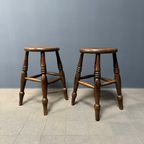Set Van Twee Engelse Windsor Pub Krukken thumbnail 15