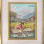 J. Montalbano - Schilderijtje thumbnail 2