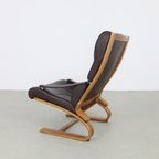 Lounge Chair In Leather By Nelo Möbel Sweden, 1970S thumbnail 6