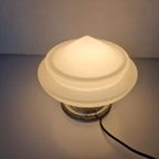Art Deco Plafondlamp Geometrisch Opaline. thumbnail 3
