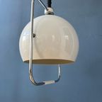 Vintage Witte Mid Century Gepo Eyeball Space Age Hanglamp thumbnail 6