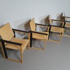 Extremely Rare Finnish Dining Set By Simo Heikkilä / Pentik. 1980s thumbnail 13