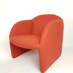 Artifort Ben’s Steenrood / Donker Oranje Fauteuils Ploegstof thumbnail 2
