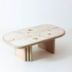 Detailed Travertine Coffee Table thumbnail 9