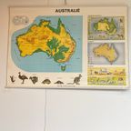 Australië Plaat Schoolkaart thumbnail 2