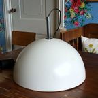 Vintage Dome Mushroom Hanglamp Hoffmeister Leuchten Jaren '70 thumbnail 11