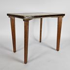 Vintage Plantentafel - Bijzettafel - Hout - Metaal - 60'S thumbnail 5