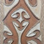 Zeer Groot Asmat Houten Oorlogs Schild (Papoea-Nieuw-Guinea) H:186Cm Papua New Guinea Aboriginal Art thumbnail 19