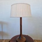 Vintage Scandinavische Teak Tafellamp thumbnail 2