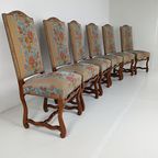 Beech Os De Mouton Tapestry Chairs (Set Of 6) thumbnail 15