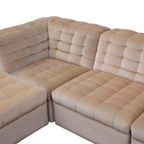 Vintage Laauser Modulaire Zitgroep Velours 6-zits thumbnail 8