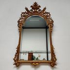 Grote Vintage Barok Brocante Rococo Spiegel Schouwspiegel 01 thumbnail 2