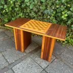 Vintge Schaak/bijzet Tafel thumbnail 8