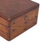 Antique - Handmade Sewing Box With Foldable Compartments - Rare And Very Well Made - Ca 1920’S thumbnail 4