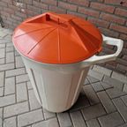 70's Retro Opbergton Speelgoed Ton Vuilnisbak Compostbak thumbnail 7