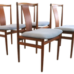 Set 4 Eetkamerstoelen Henning Sorensen Voor Danex 'vordingborg' thumbnail 16