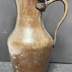 Grote Koperen Klepkan, Met Handvat, 35 Cm Hoog thumbnail 6