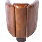 2 X Aviator Fauteuils, Cognac Generfd Vintage Leer thumbnail 5