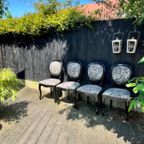 Eettafel Stoelen ( 4 Stuks ) Queen Ann Stijl thumbnail 10
