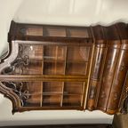 Prachtig Vintage Barok Kabinet In Wortelnootfineer thumbnail 4