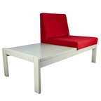 Mid Century Eenzitsbankje Met Tafel 1970S thumbnail 2