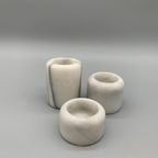 Set Vintage Marmer Theelichthouders 3 Stuks thumbnail 4