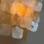 Set Capiz Schelpen Hanglampen Bamboe Frame thumbnail 7