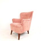 Vintage Artifort Theo Ruth Fauteuil | Roze Rib Easy Chair thumbnail 2