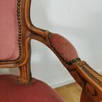 Set Brocante Franse Louis Xv Stoeltjes, Fauteuils Set Prijs thumbnail 21