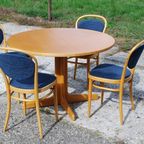 Ronde Tafel Met 4 Stoelen, Thonet thumbnail 6